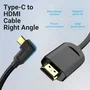 Vention Cable Conversor USB Tipo-C Macho a HDMI Macho 4K@60Hz 1,5m Negro